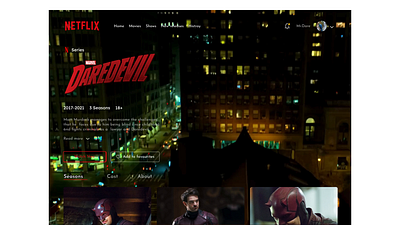 Netflix Redesign ui