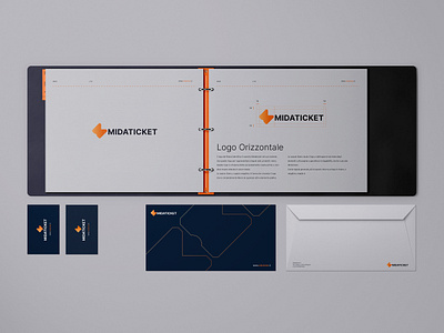 MidaTicket - Stationary branding graphic design logo
