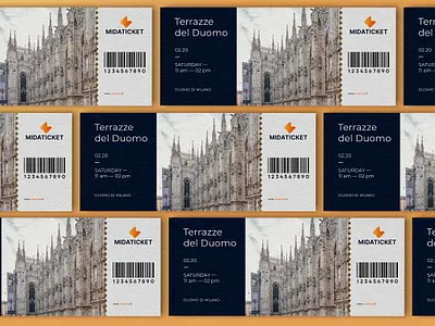 MidaTicket - Tickets branding graphic design logo