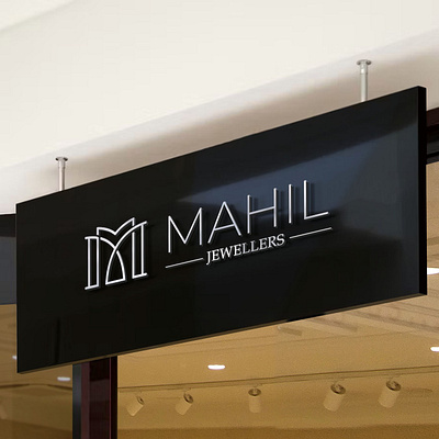 Mahil Jewellers: Radiating Elegance with Exquisite Logo Design graphic designer jewelry industry