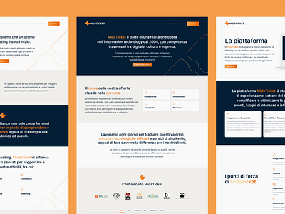 MidaTicket - Web Pages branding graphic design ui uxui