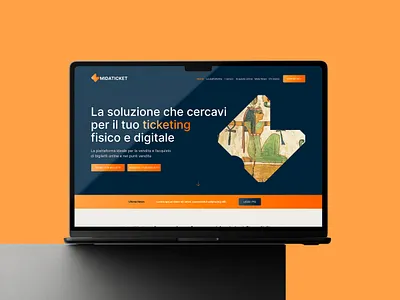 MidaTicket - Website branding graphic design logo ui uxui