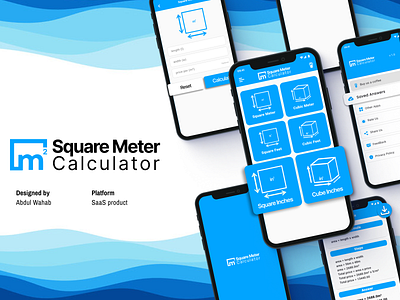 Square Meter Calculator UI/UX Case Study app branding calculator case study design graphic design illustration logo square meter calculator typography ui ux