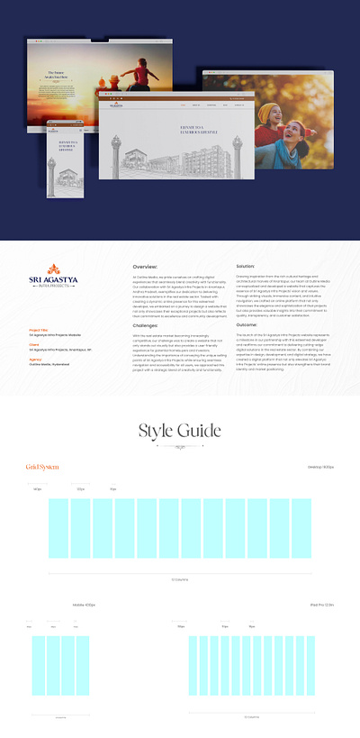 Sri Agastya Infra Projects branding ui ux