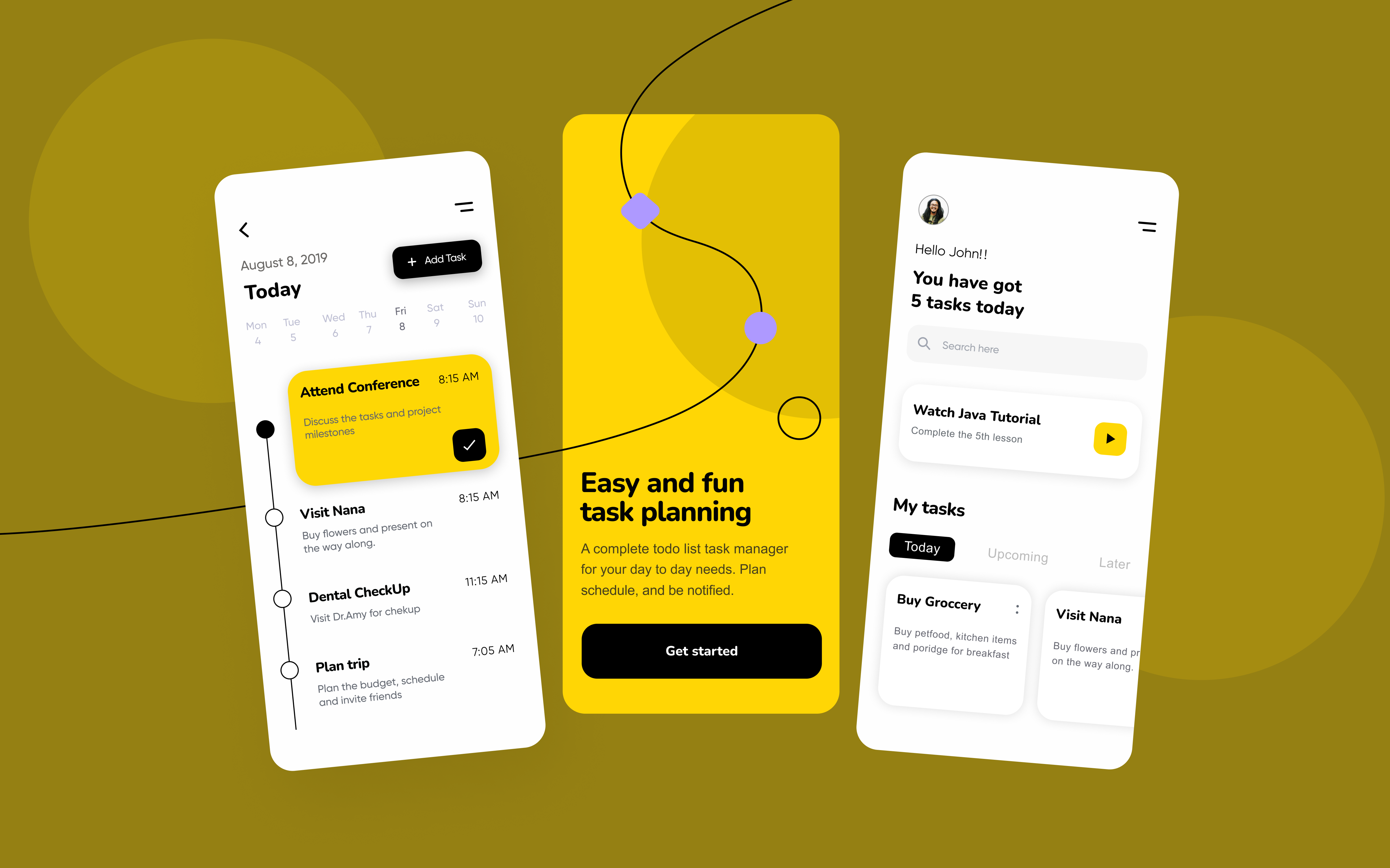 Task App app design graphics design task app ui