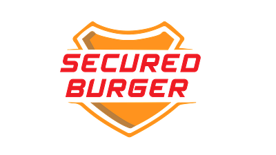 SECURED BURGER 3d animation graphic design logo ui