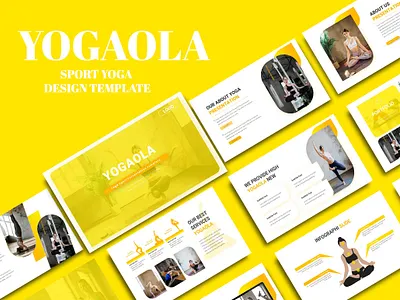 Yogaola Keynote branding sports workout yoga