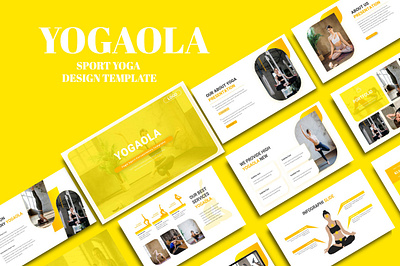 Yogaola Keynote branding sports workout yoga