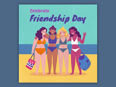 Friendship day post design design free download freepik friendship friendship day graphic design illustrator photoshop vector vector art