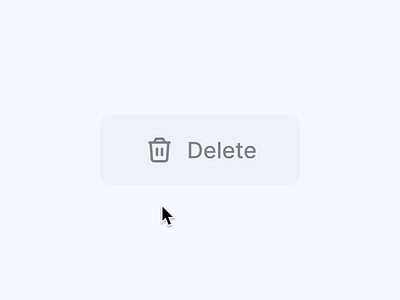 🗑︎How about an animation of dropping with a hovering state? animated animation delete icon design mingcute