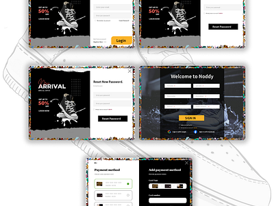 Login Screen UX/UI Designs branding design ecommerce figma graphic design landingpage loginpage loginscreens ui ux we websites