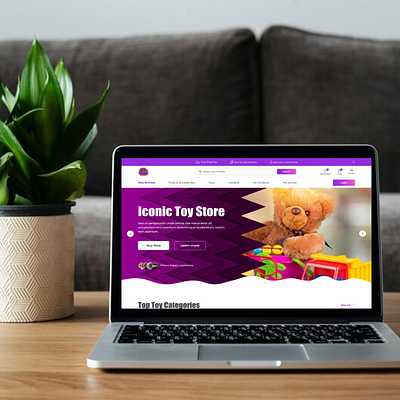 Kids Toy Store Landing Page - Webdesign app design branding clients figma kids toy store landing page landing page design toy store toy store landing page toy store web design ui user experience user interface uxui web design web page website