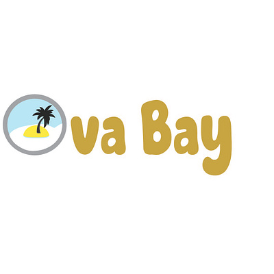 Ova Bay , A beach of eggs , LOGO 3d adobe app animation branding graphic design illustration logo logo designing motion graphics ui ux vector