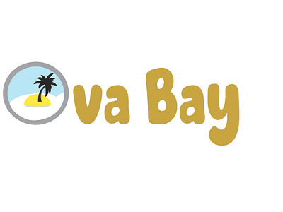 Ova Bay , A beach of eggs , LOGO 3d adobe app animation branding graphic design illustration logo logo designing motion graphics ui ux vector