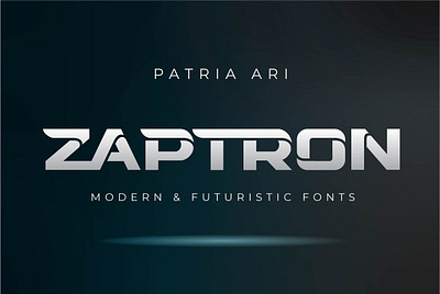 Zaptron - Modern Fonts automotive car construction electric energy future heavyweight logo logotype network space sport type vehicle