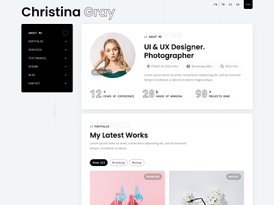 Personal vCard/Resume/CV Template bootstrap clean cv html5 modern one page personal portfolio resume simple vcard web design web template website