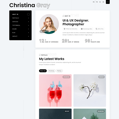 Personal vCard/Resume/CV Template bootstrap clean cv html5 modern one page personal portfolio resume simple vcard web design web template website