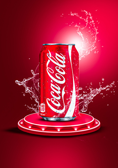 coca cola product manipulation branding design edit graphic design manipulation photoshop poster
