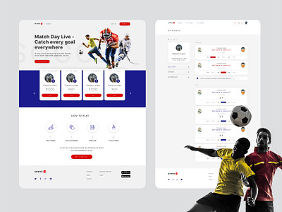 Sports Betting & Tournament Platform basketball bets betting branding football gamification platform soccer sports tournament ui ux