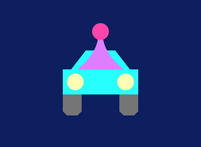 driverless car logo dailylogochallenge graphic design illustrator logo