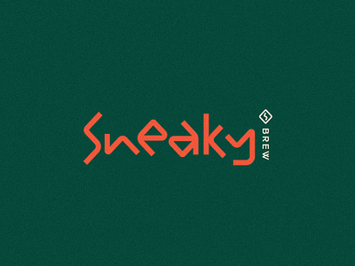 Sneaky - Visual Identity aesthetic brand branding coffee decaf decaffeine drip graphic design hipster icon identity latte logo logotype menu modern restaurant shop simple visual