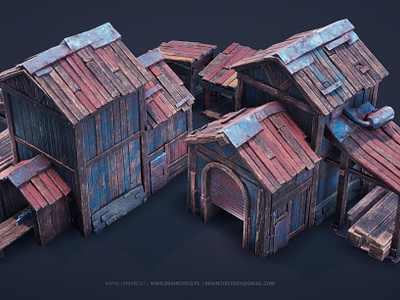 The SAWMILL ~ Game Building - 3D Stylized City-Builder ~ Blender 3d 3d model 3d modeling design game game art game asset game building game reday icon illustration iron low poly lowpoly rendering sculpting stylized unity unity game wood