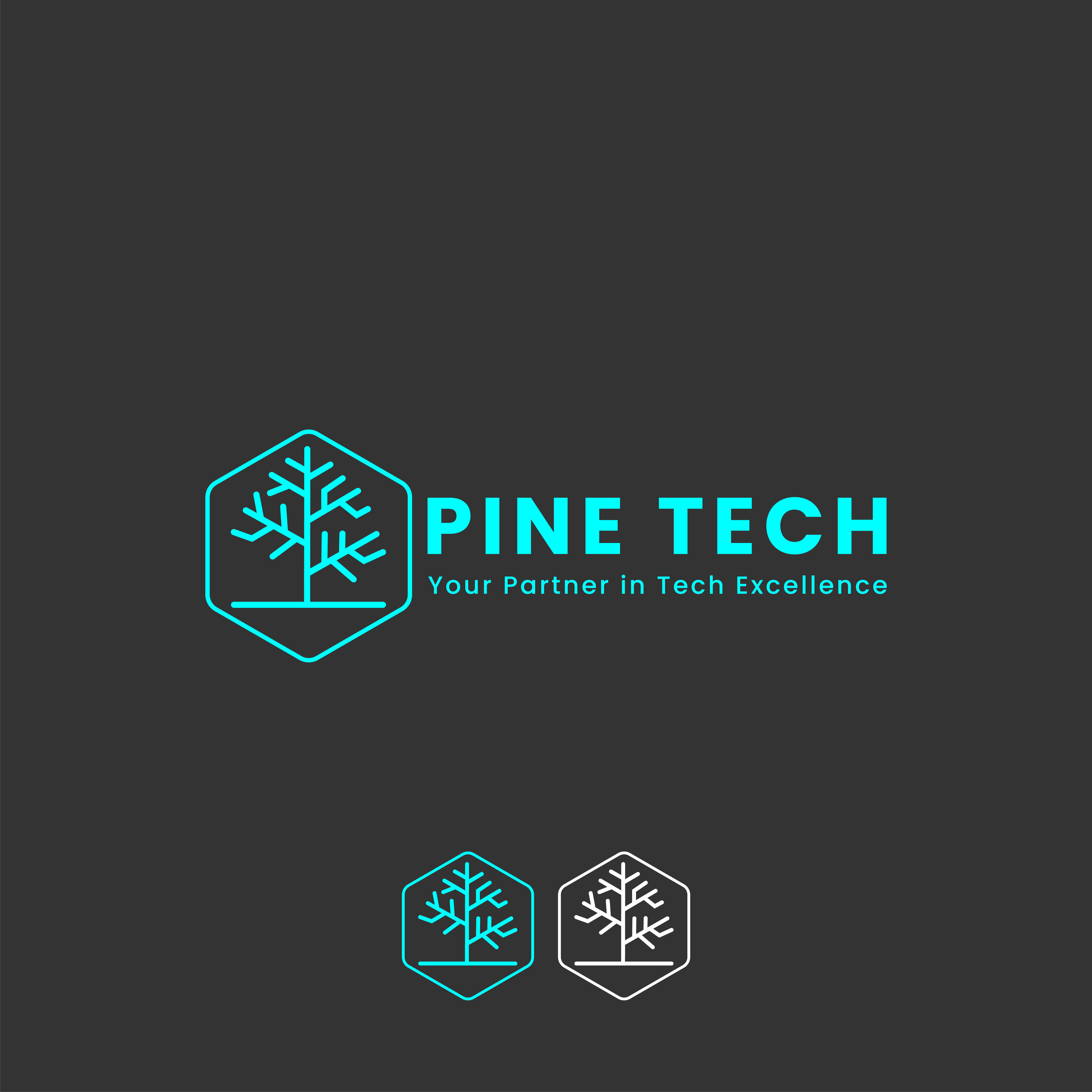 Pine Tech logo design brand identity branding business logo company logo design graphic design illustration logo logo design logo mark motion graphics pine logo startup logo tech tech grids tech logo tech startup technology typography vector