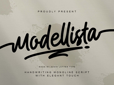 Modellista | Handwriting Font bold font branding calligraphy design display font display typeface font font awesome font work freebie graphic design handlettering handwritten lettering logo modern script typography vector wedding font