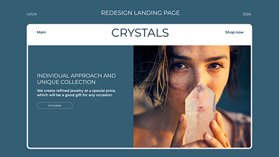 Redesign landing page design lan ui ux