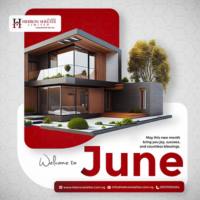 Real Estate Design New Month Design branding flyer graphic design realestate ui