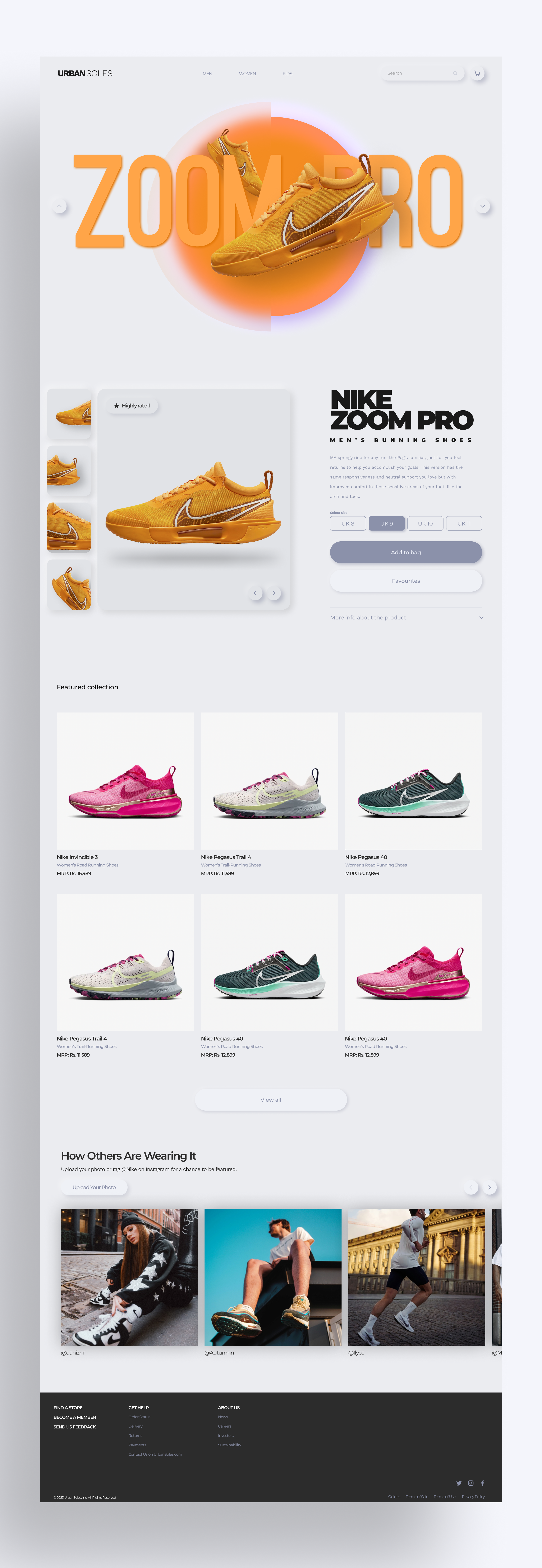 Sneaker brand web design_Concept 3d aesthetic amazing animation branding cool design ecommerce figma graphic design modern motiondesign prototype shoes sleek sneaker ui ux web website