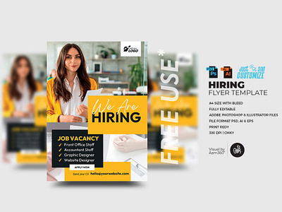 Hiring Flyer Template aam aam360 aam3sixty branding career opportunity free hiring flyer hiring job fair job fair flyer job opportunity job poster recruitments flyer we are hiring flyer