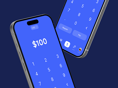 Send and receive money - A fintech app concept. fintech ios mobile design money ui