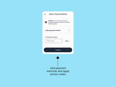 E-Commerce UI Card to Choose Payment Method design ecommerce ecommerce app figma mobile app payment method promo promo code ui ui design uiux ux ux design