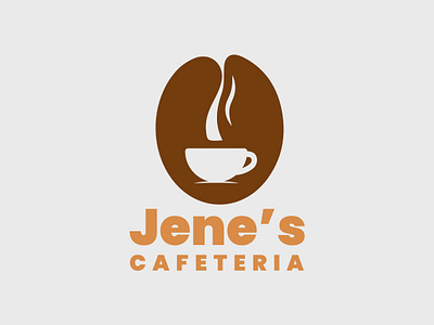 Jene's Cafeteria logo 3d animation branding design graphic design illustration illustrator logo minimal motion graphics ui vector