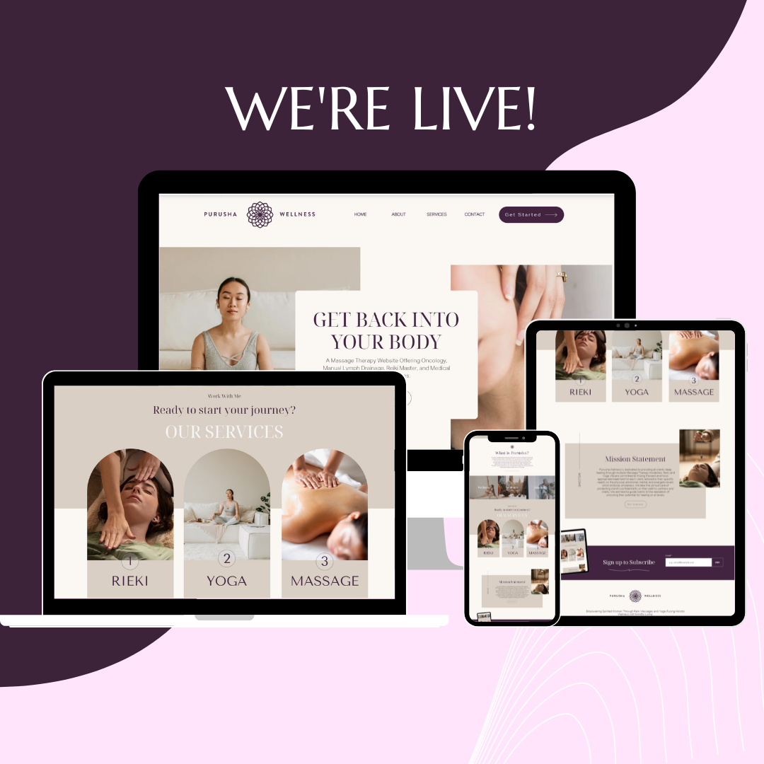 Oncology Wellness WebDesign Landing page healthy living holistic health oncology squarespace ui webdesign website design wellness wellness retreat wix wordpress yoga