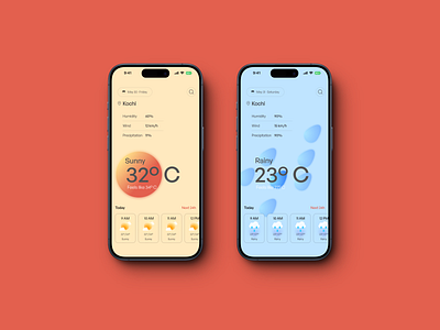 Weather Design app branding design graphic design illustration logo typography ui ux vector