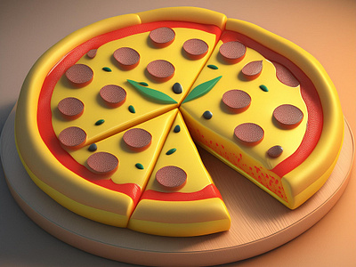 Delicious Pizza 3D 3d