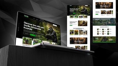 Wild Life Website Ui/Ux figma gorilla ui uiux website design wild life