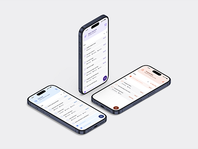 DO - Project List app blue checklist clean color design icons minimal mobile orange product design project purple simple task to do ui