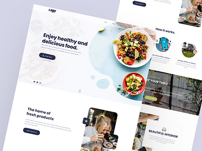 Landing Page Design For Restaurant - Website Design fast food order landing page design restaurant booking restaurant landing page restaurant menu restaurant page restaurant specials restaurent website