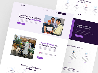 Clinics - Medical Website Design care appointments care resources care services health info health profiles medical contact medical landing page medical website