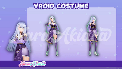 Custom 3D VRoid Clothing Design customvroidcostume livestreaming streamingcostumes twitch uniquevroiddesigns virtualoutfits vroiddesign vtuberfashion vtuberstyle