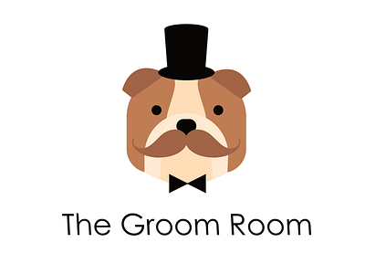 The Groom Room Logo dog graphic design graphic designer logo logos