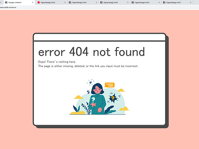 Error 404 dailyui dailyui008 design error404 ui webpage