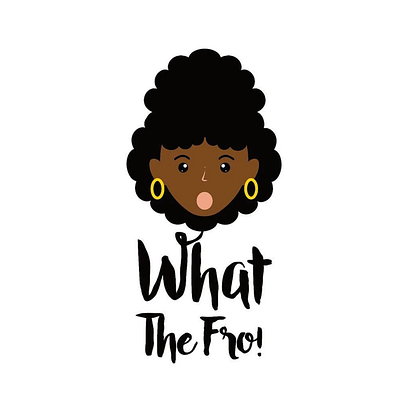 What The Fro Logo branding