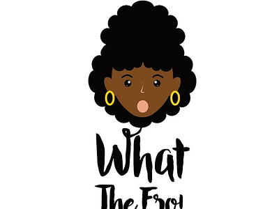 What The Fro Logo branding