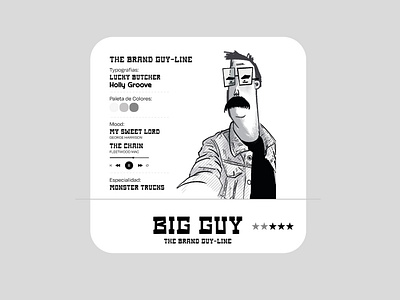 Big Guy design illustration procreate