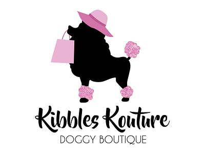 Kibbles Kouture Logo branding dog