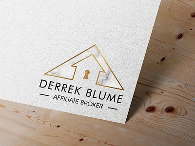 Real Estate Logo for Derrek Blume real estate